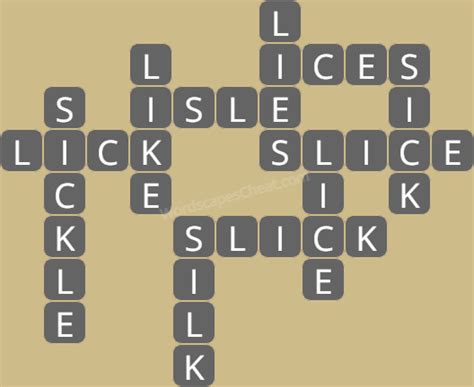Wordscapes Level 722, Spire 2 .